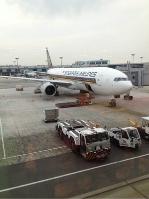我們的飛機終于降落在新加坡機場,行李不用自己拿 - 巴厘島游記攻略【攜程攻略】
